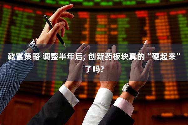 乾富策略 调整半年后, 创新药板块真的“硬起来”了吗?